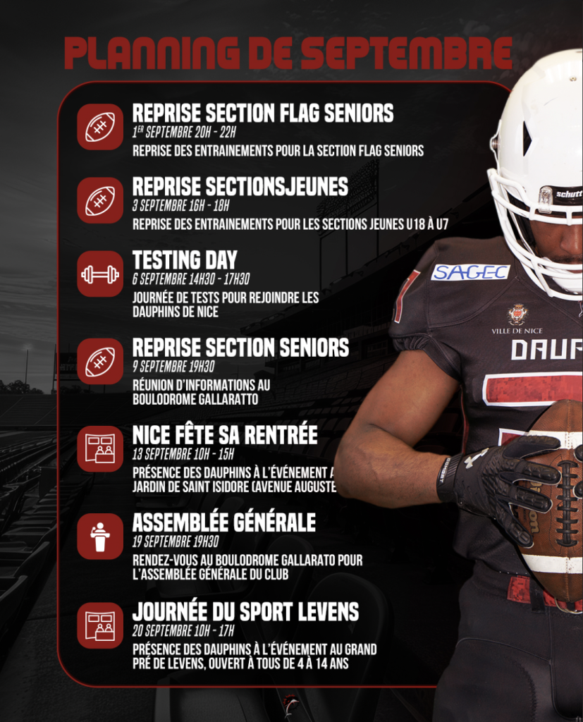🚨 C’est la reprise pour toutes nos catégories ! 🏈🔥
