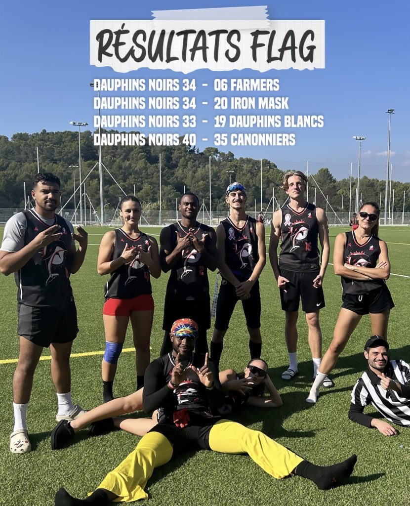 RÉSULTATS FLAG MIXTE🏈🐬