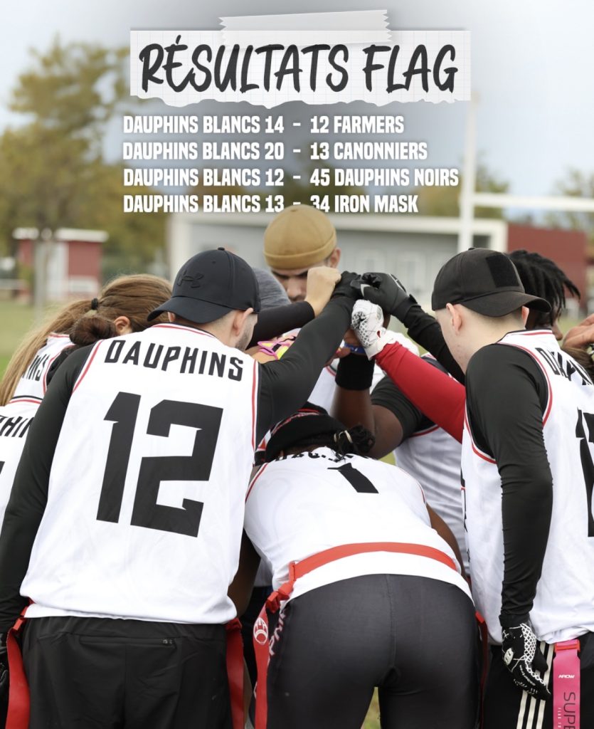 RÉSULTATS FLAG MIXTE🏈🐬